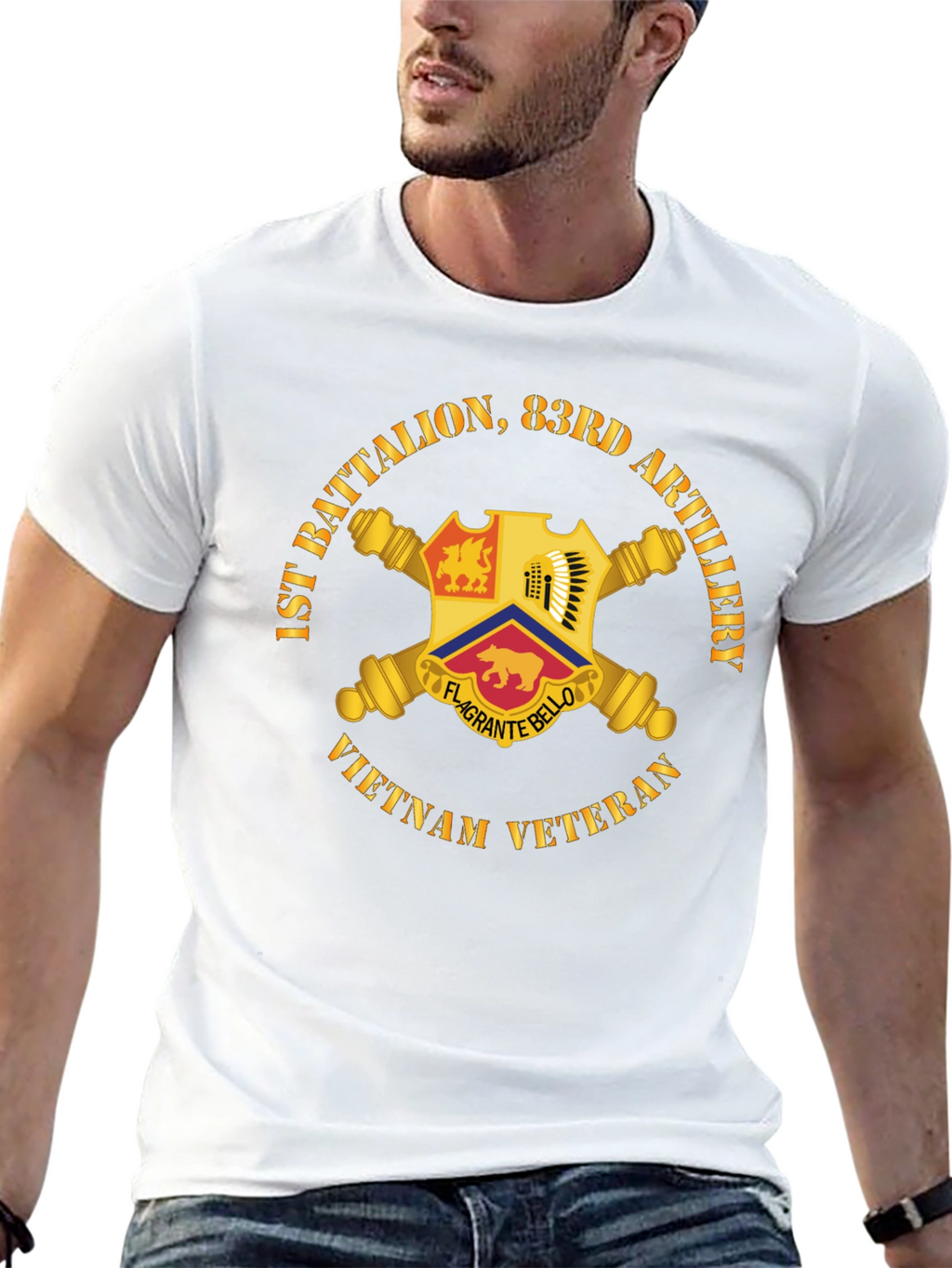 1st Battalion 83rd Artillery Vietnam Veteran T-Shirt