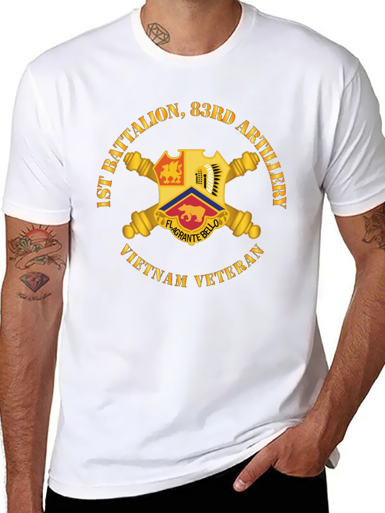 1st Battalion 83rd Artillery Vietnam Veteran T-Shirt