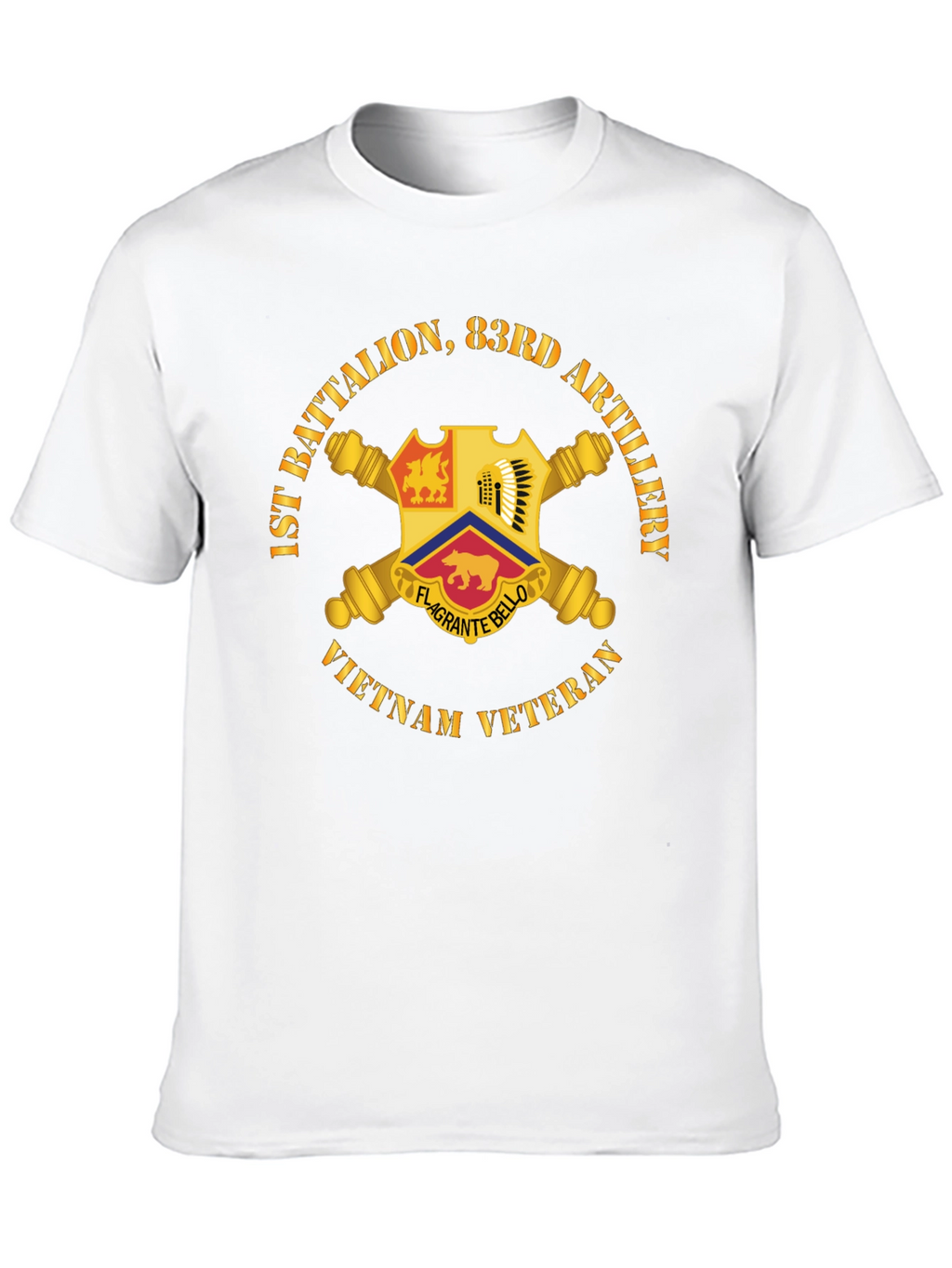 1st Battalion 83rd Artillery Vietnam Veteran T-Shirt