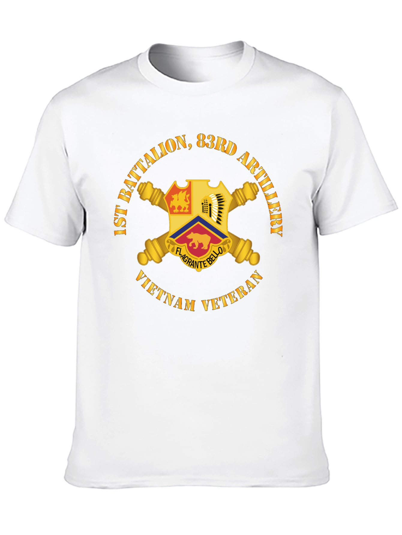 1st Battalion 83rd Artillery Vietnam Veteran T-Shirt