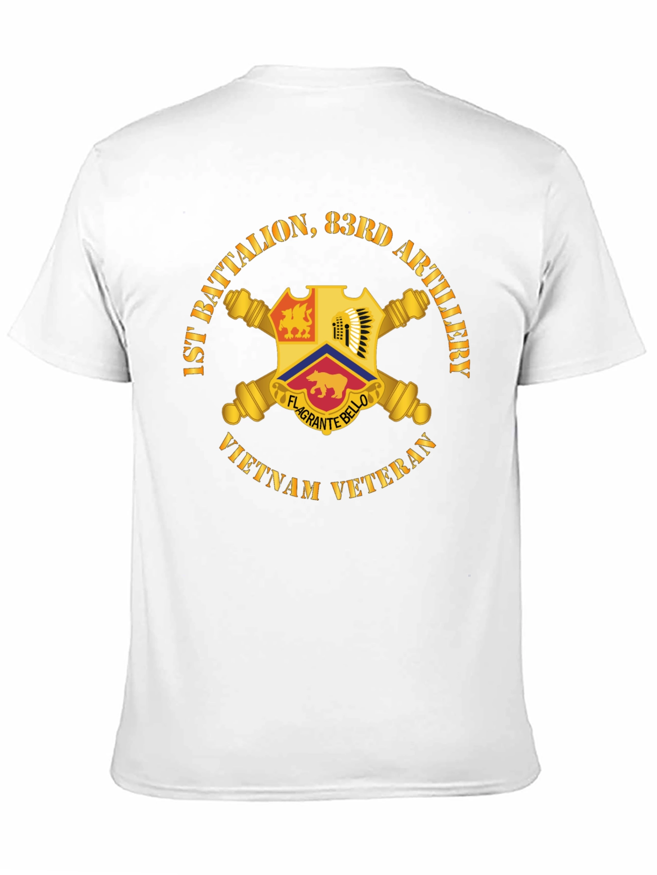 1st Battalion 83rd Artillery Vietnam Veteran T-Shirt