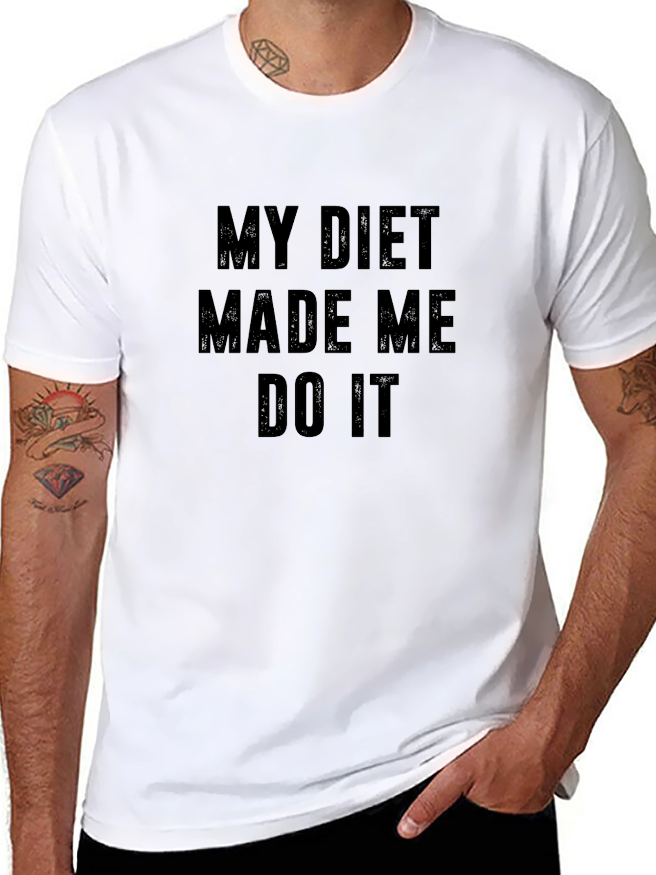 My Diet Made Me Do It Funny T-Shirt