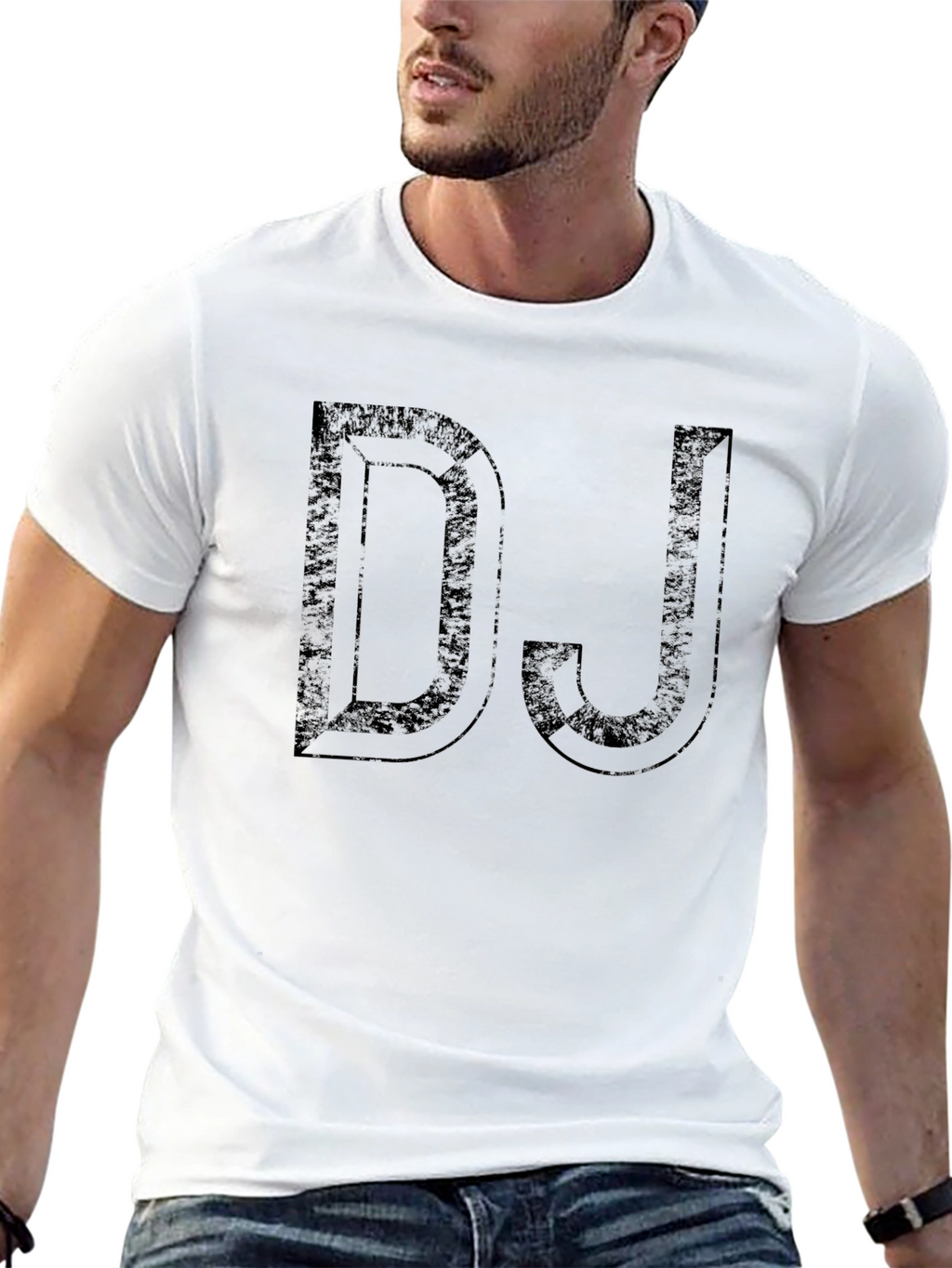 DJ Graphic Black T-Shirt - Music Lover Apparel
