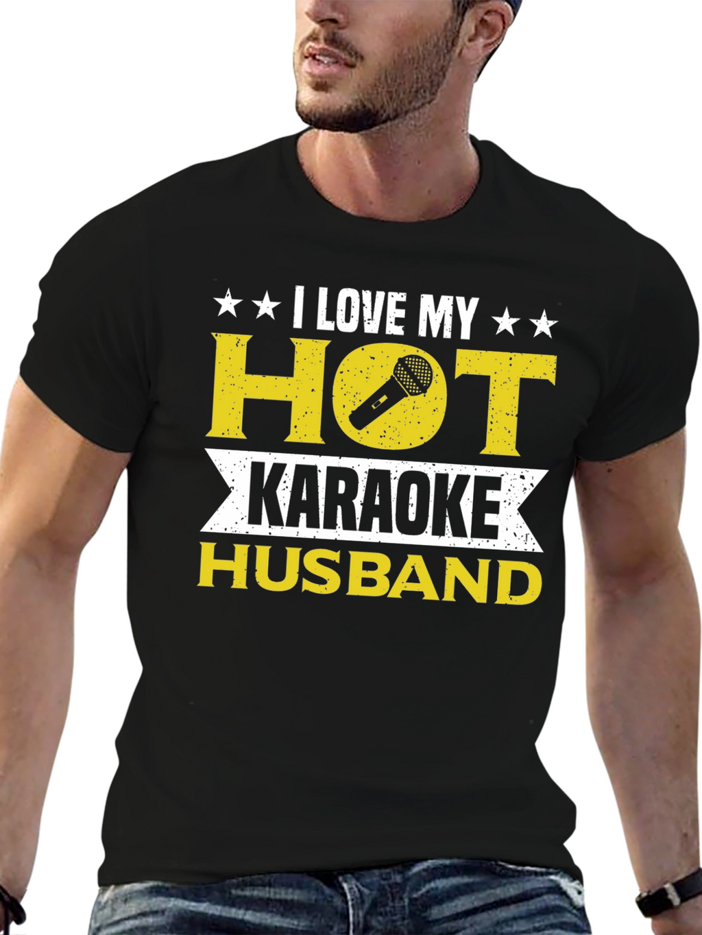 I Love My Hot Karaoke Husband T-Shirt