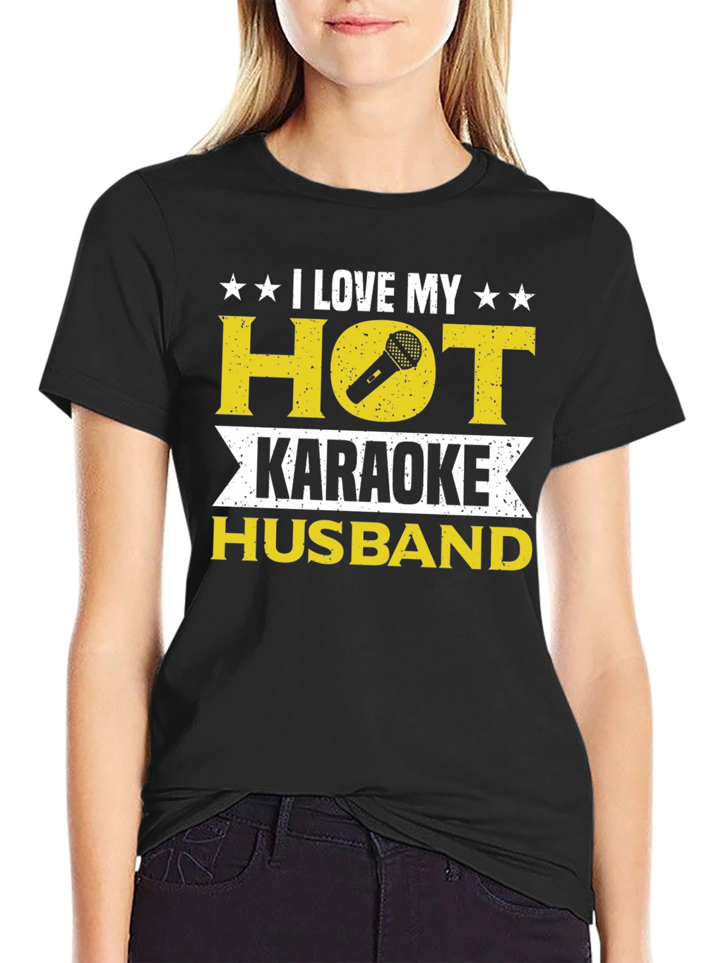 I Love My Hot Karaoke Husband T-Shirt