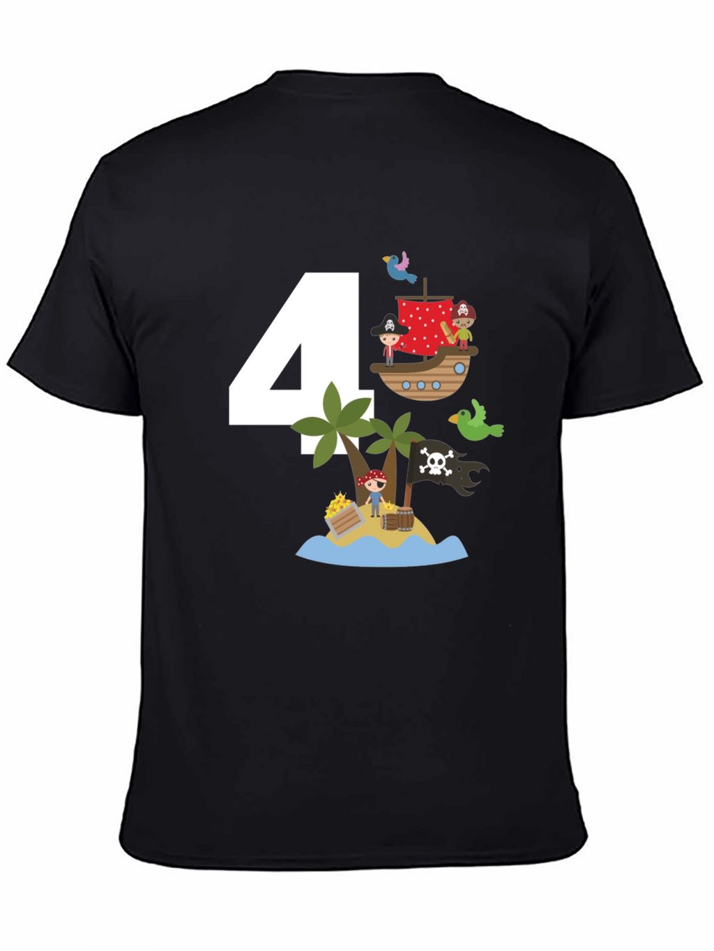 Pirate 4th Birthday T-Shirt