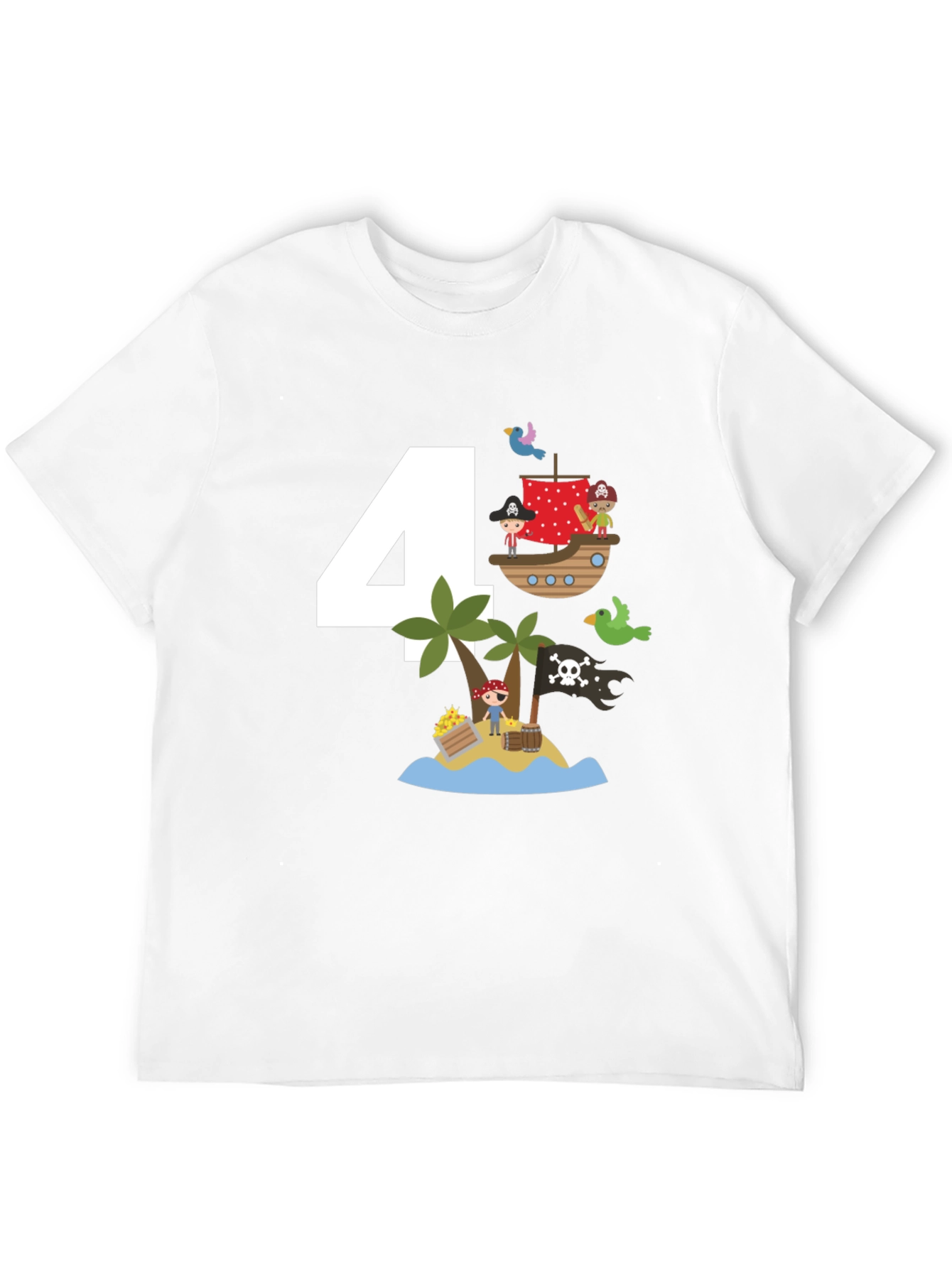 Pirate 4th Birthday T-Shirt