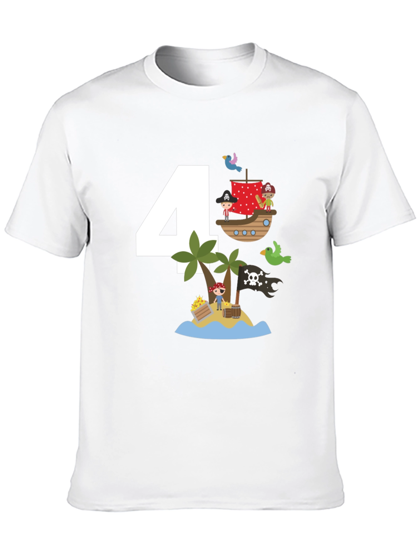Pirate 4th Birthday T-Shirt