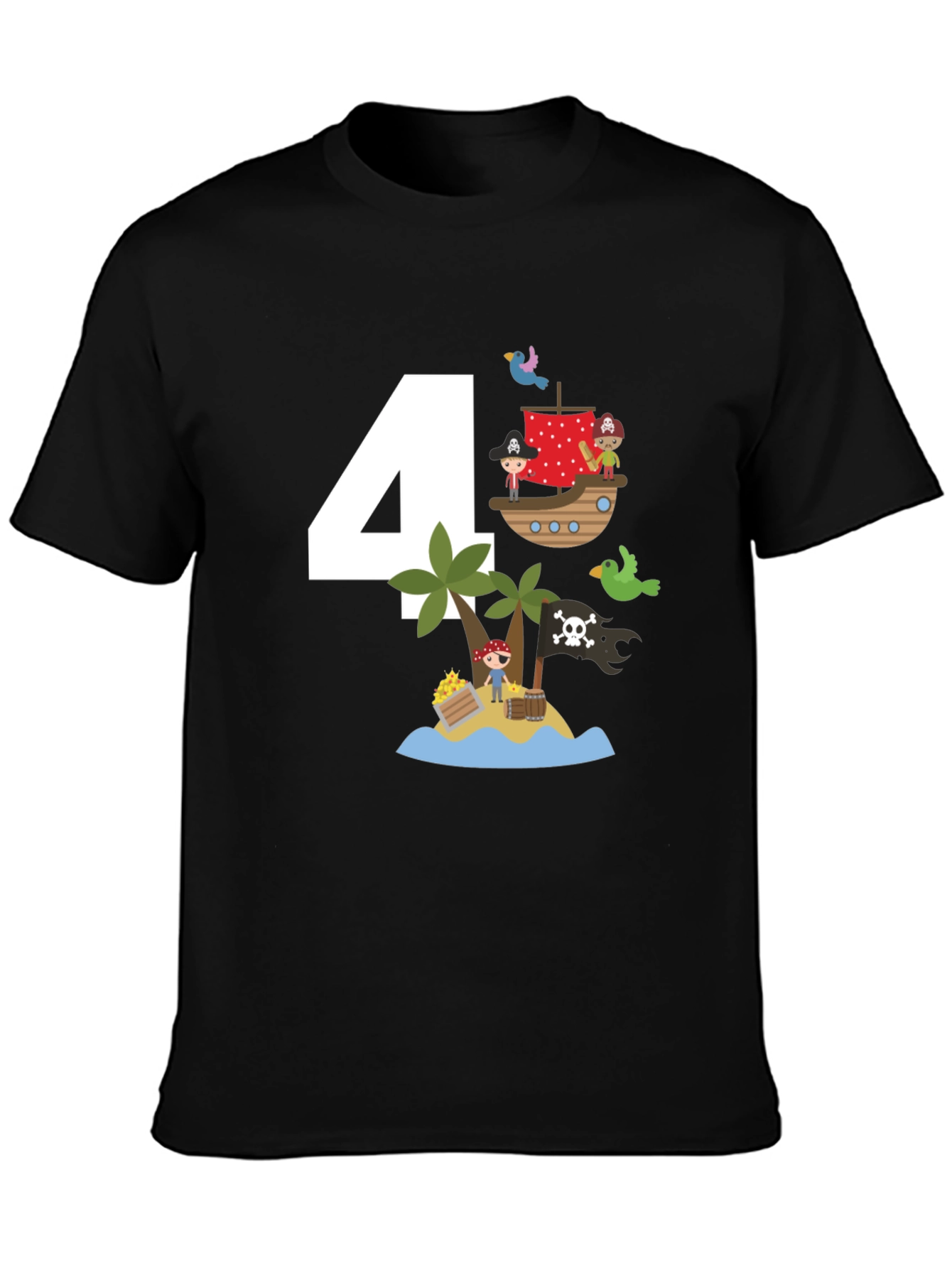 Pirate 4th Birthday T-Shirt