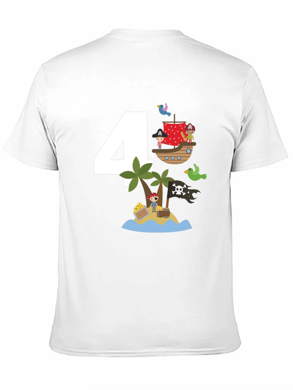 Pirate 4th Birthday T-Shirt