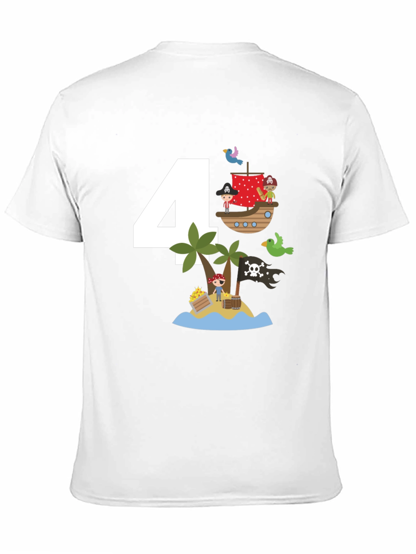 Pirate 4th Birthday T-Shirt