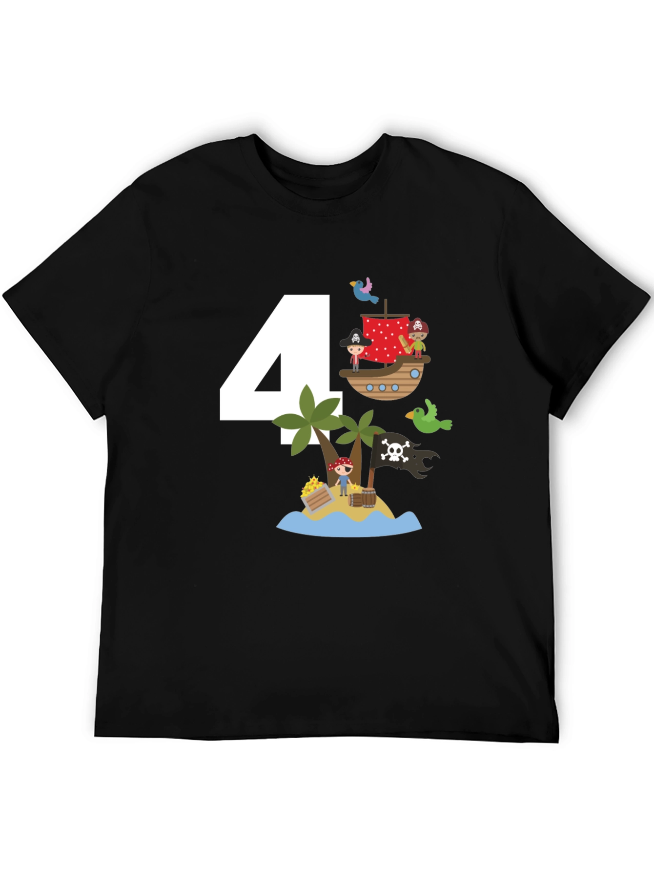 Pirate 4th Birthday T-Shirt