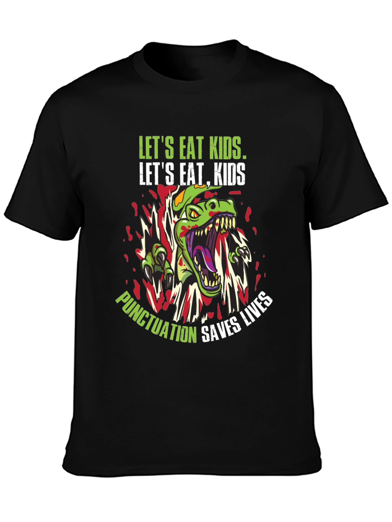 Eat Kids Punctuation Saves Lives T-Shirt