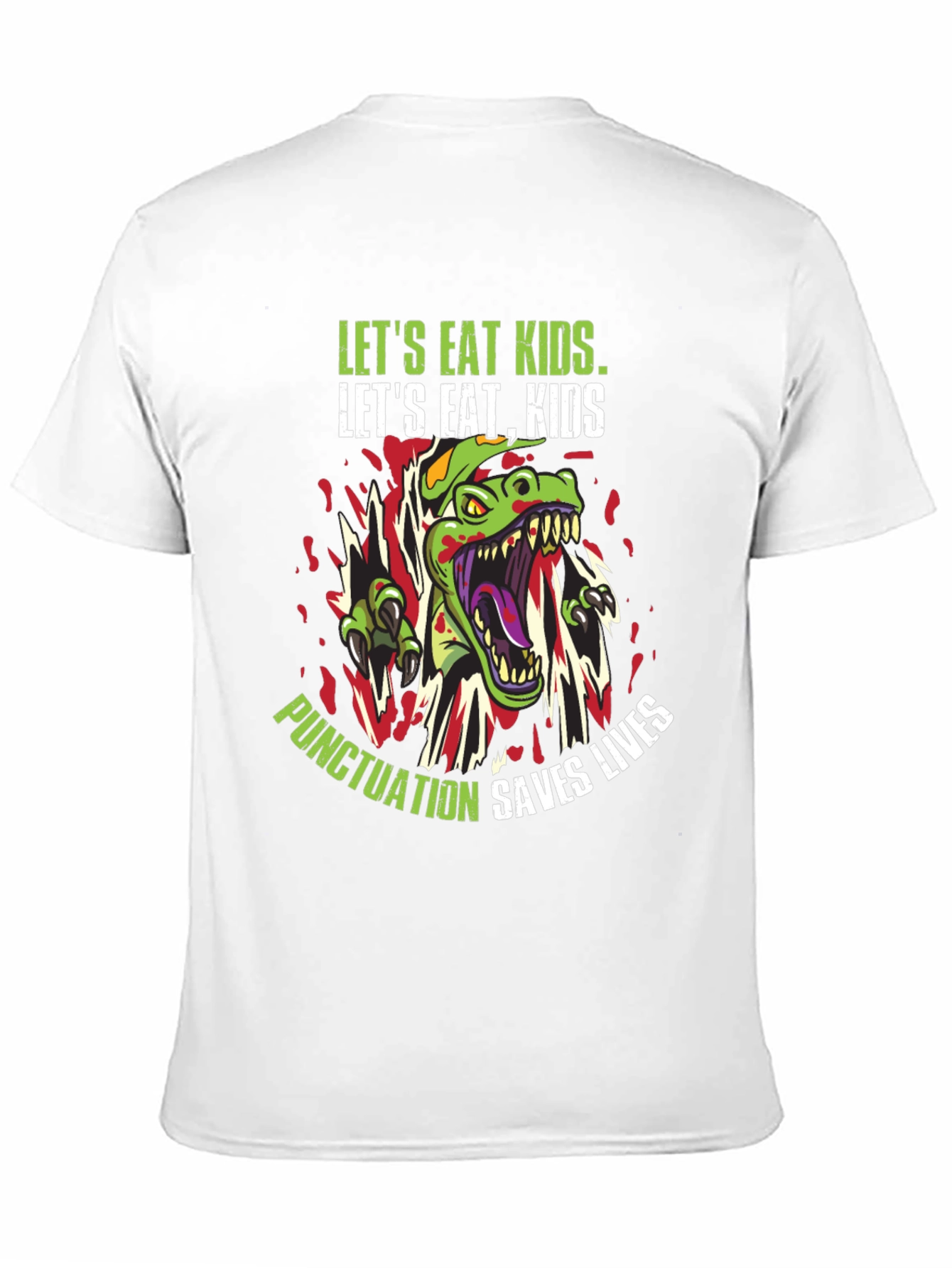 Eat Kids Punctuation Saves Lives T-Shirt