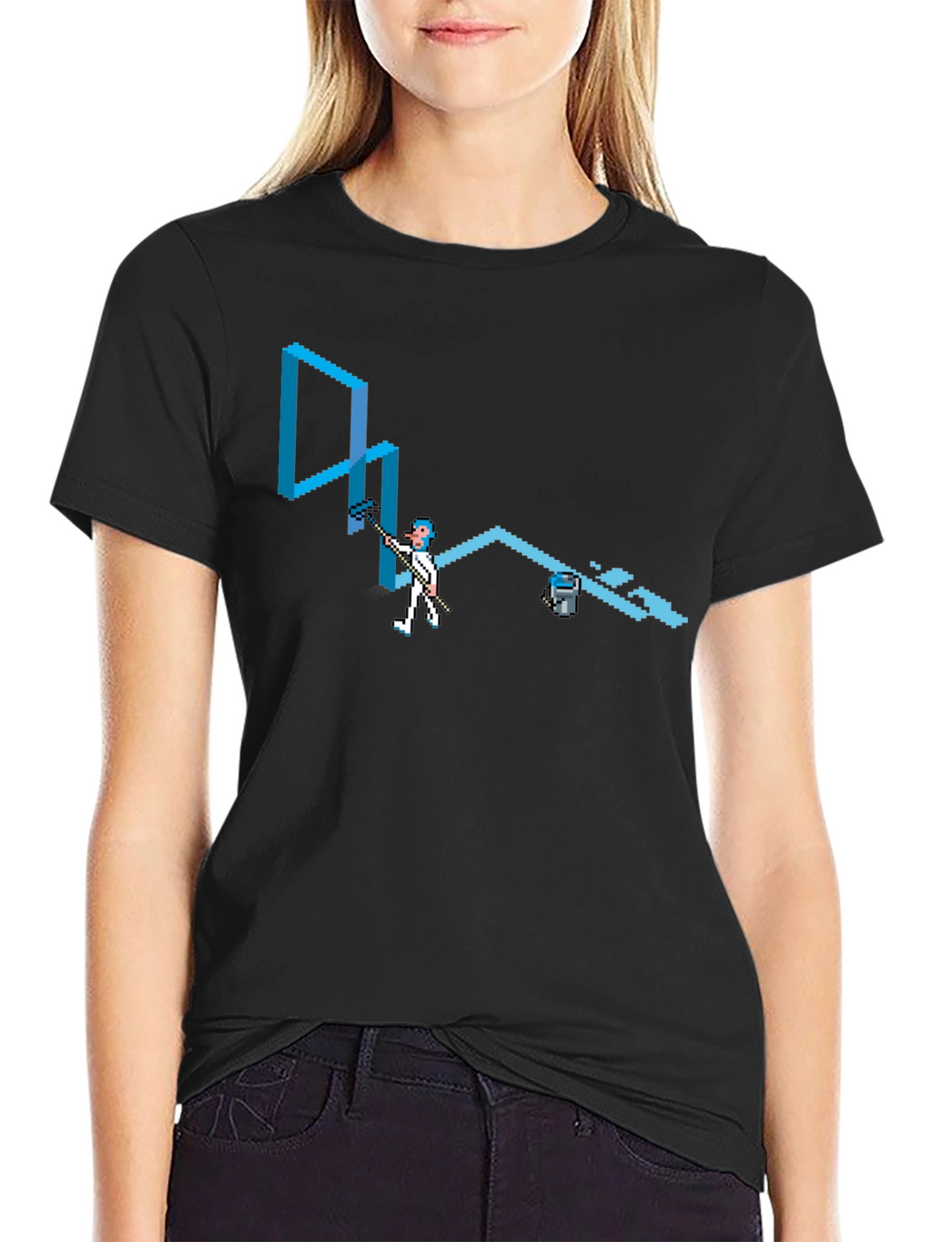 Pixel Painter T-Shirt - Retro Gaming Tee