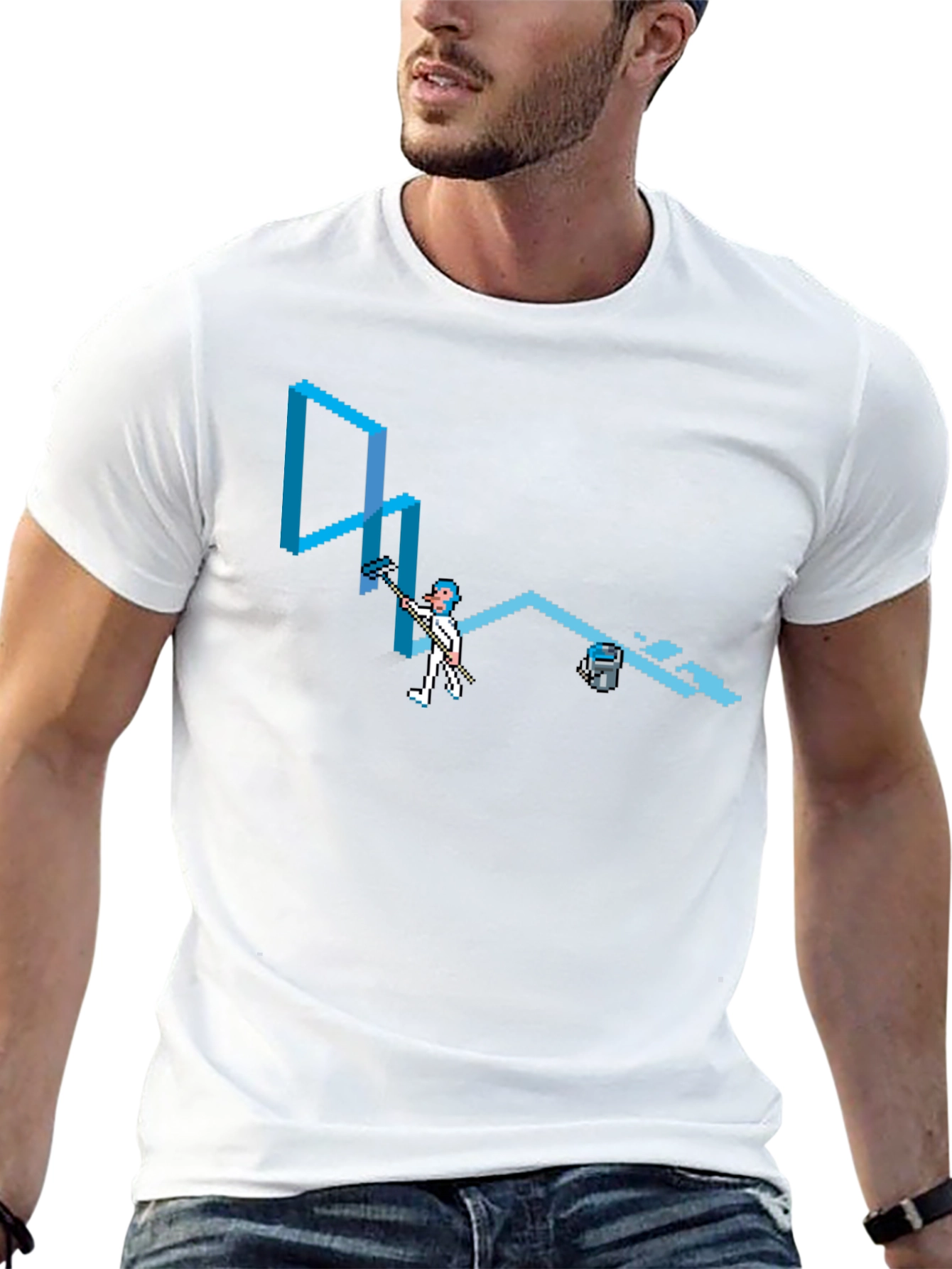 Pixel Painter T-Shirt - Retro Gaming Tee