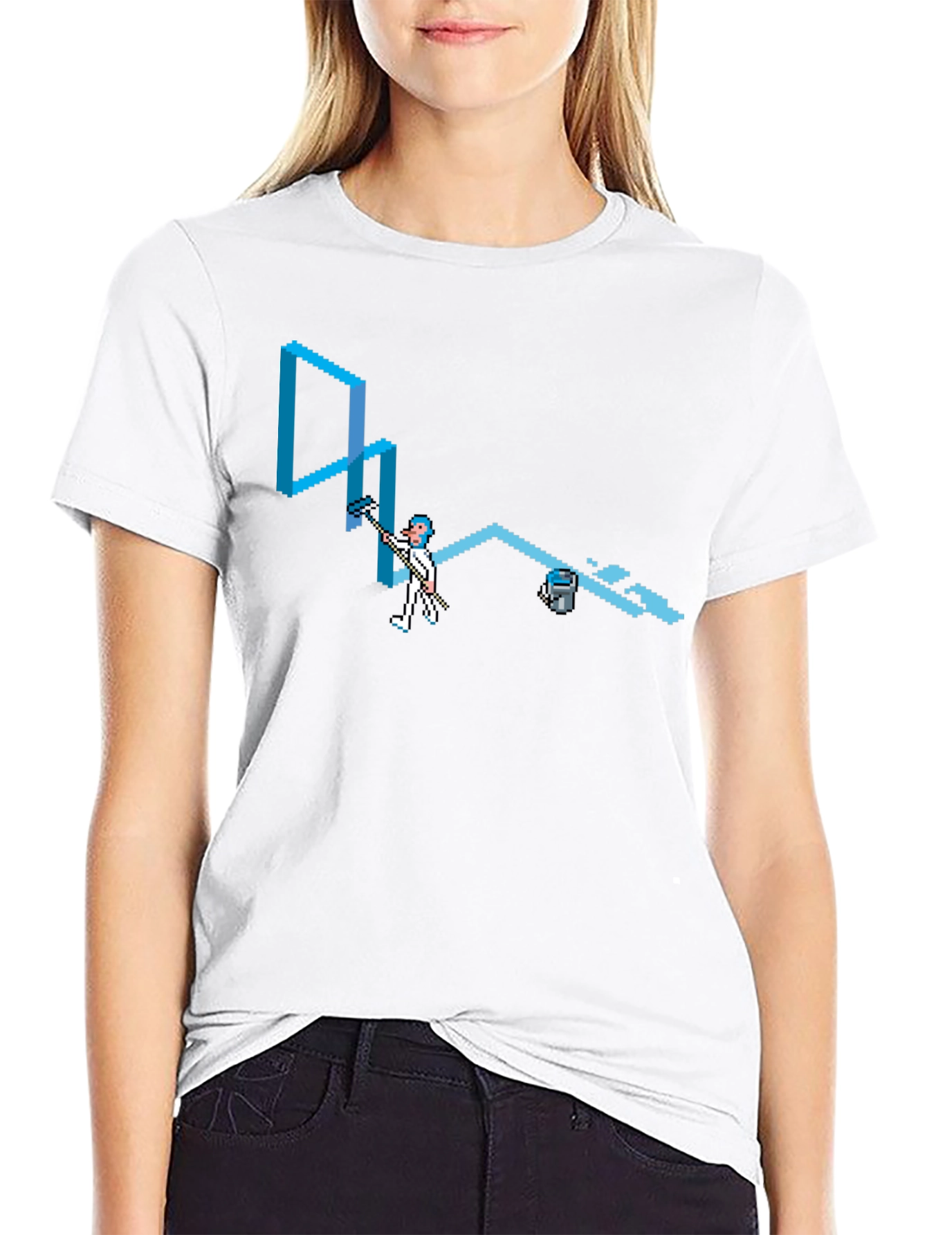 Pixel Painter T-Shirt - Retro Gaming Tee