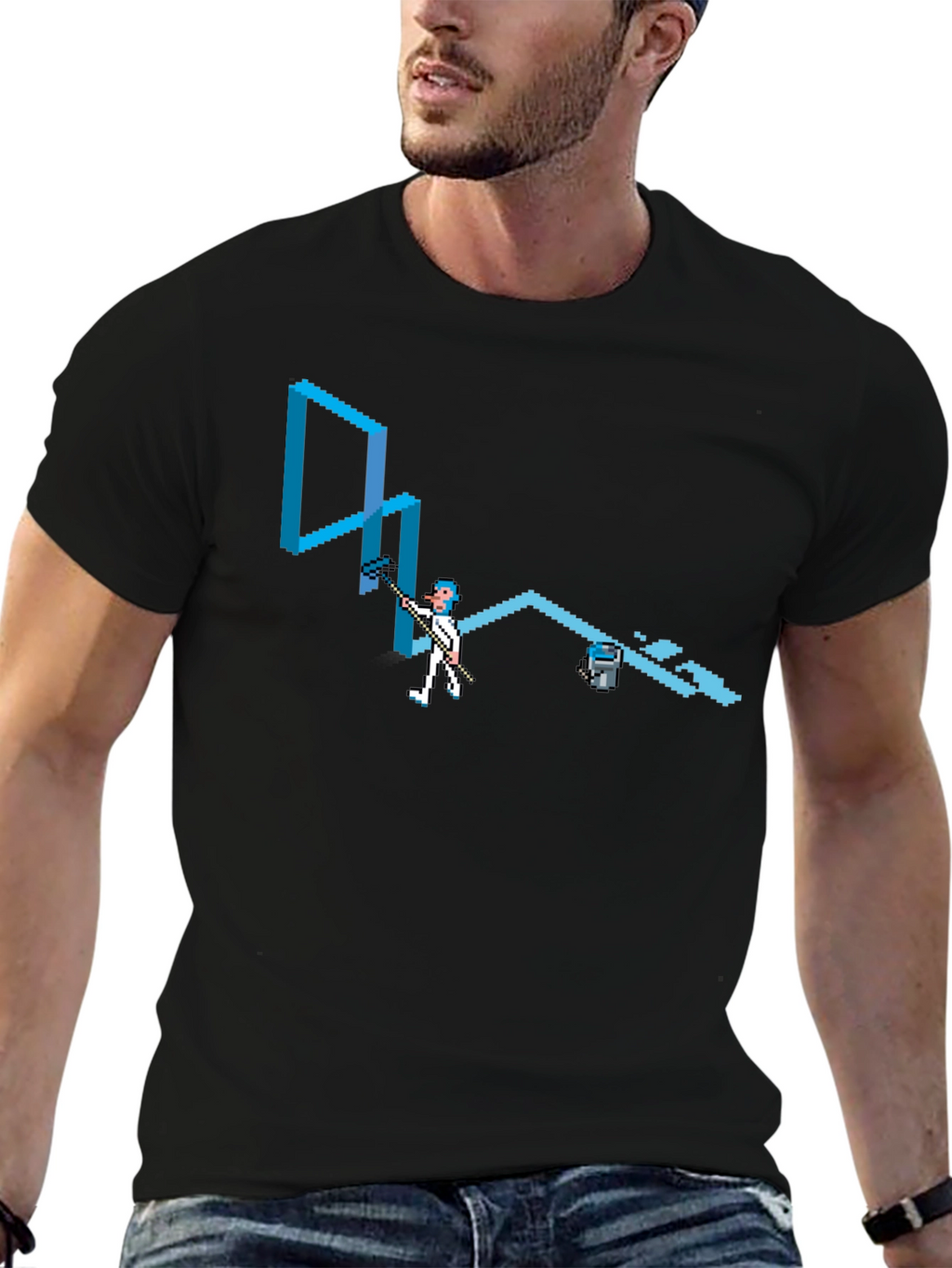 Pixel Painter T-Shirt - Retro Gaming Tee
