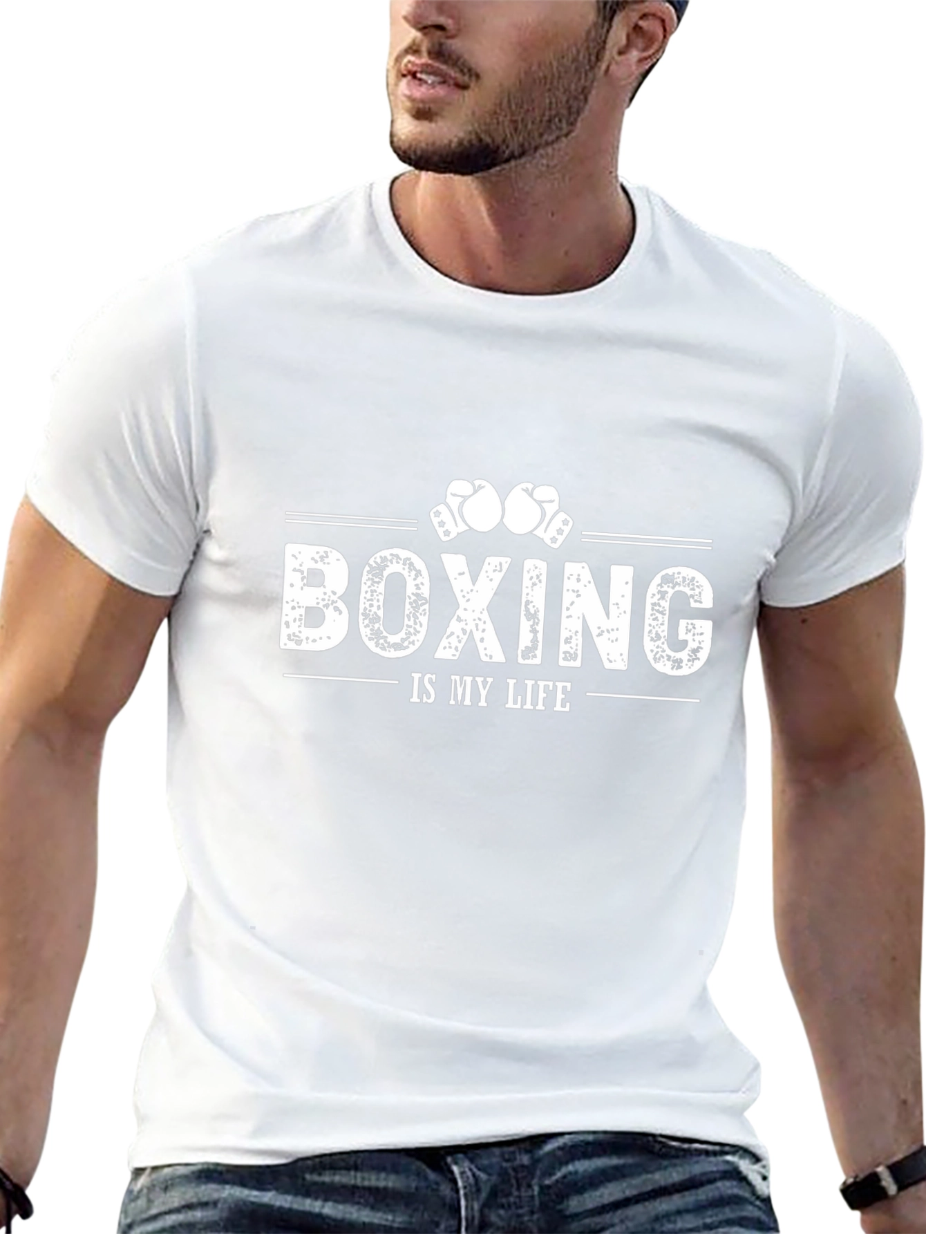 Boxing is My Life T-Shirt - Black Graphic Tee