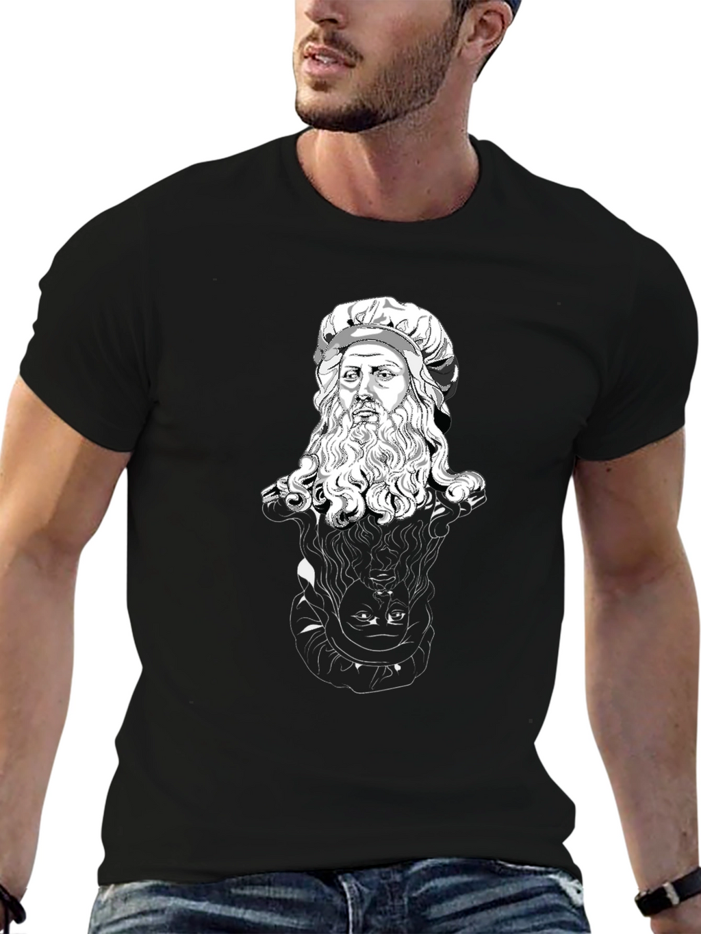 Da Vinci Sketch Graphic T-Shirt