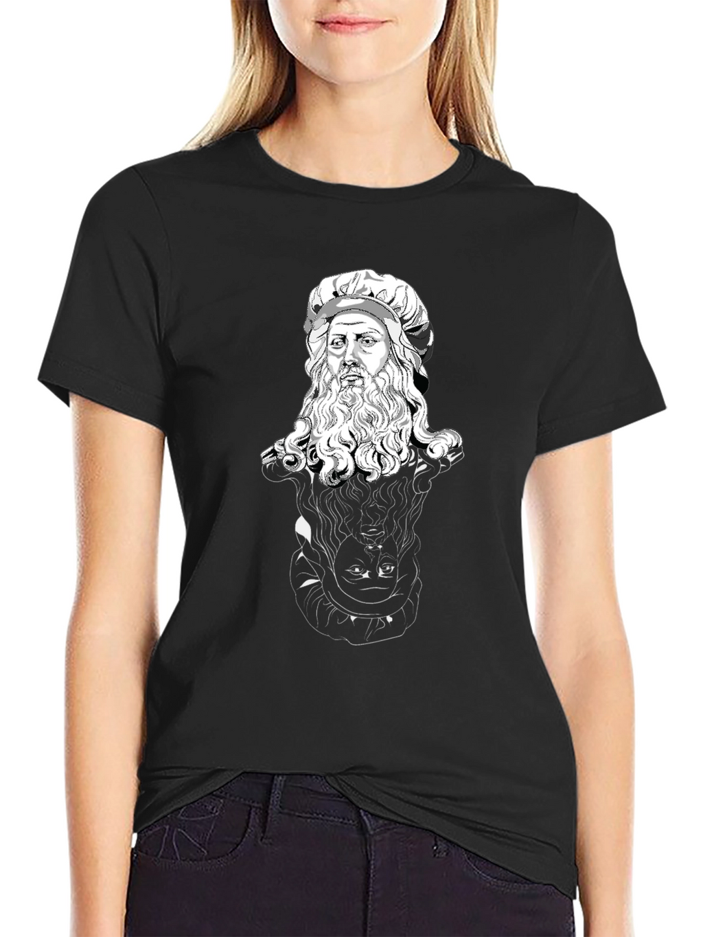 Da Vinci Sketch Graphic T-Shirt