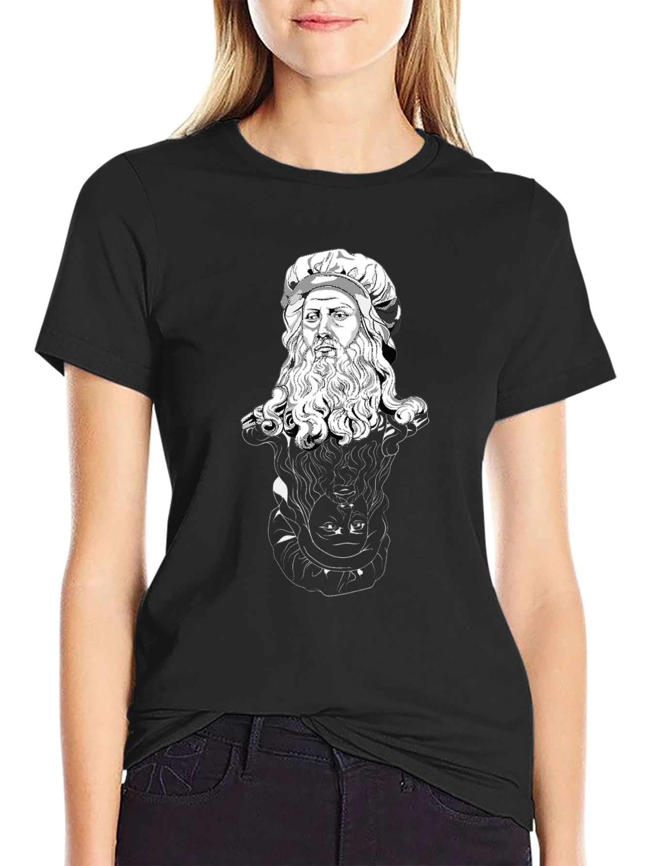 Da Vinci Sketch Graphic T-Shirt