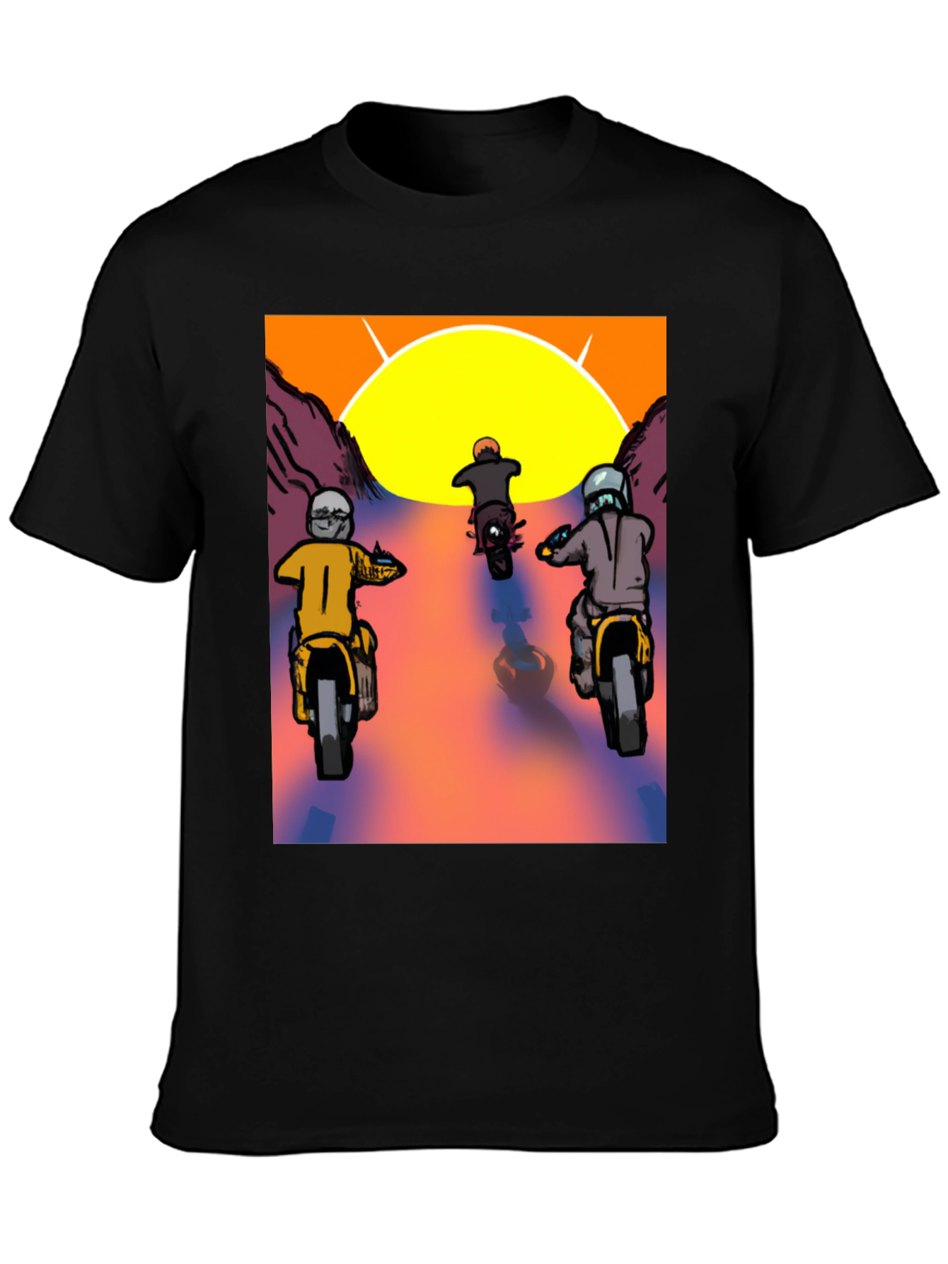 Motorcycle Ride Graphic Tee - Stylish & Unique