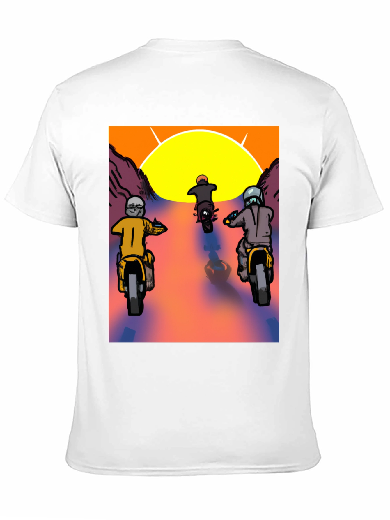 Motorcycle Ride Graphic Tee - Stylish & Unique