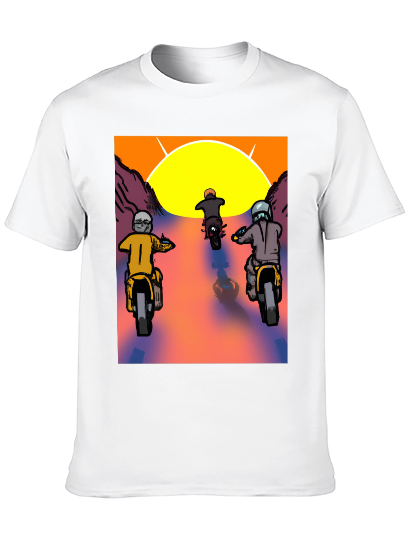 Motorcycle Ride Graphic Tee - Stylish & Unique