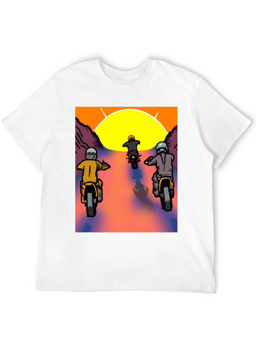 Motorcycle Ride Graphic Tee - Stylish & Unique