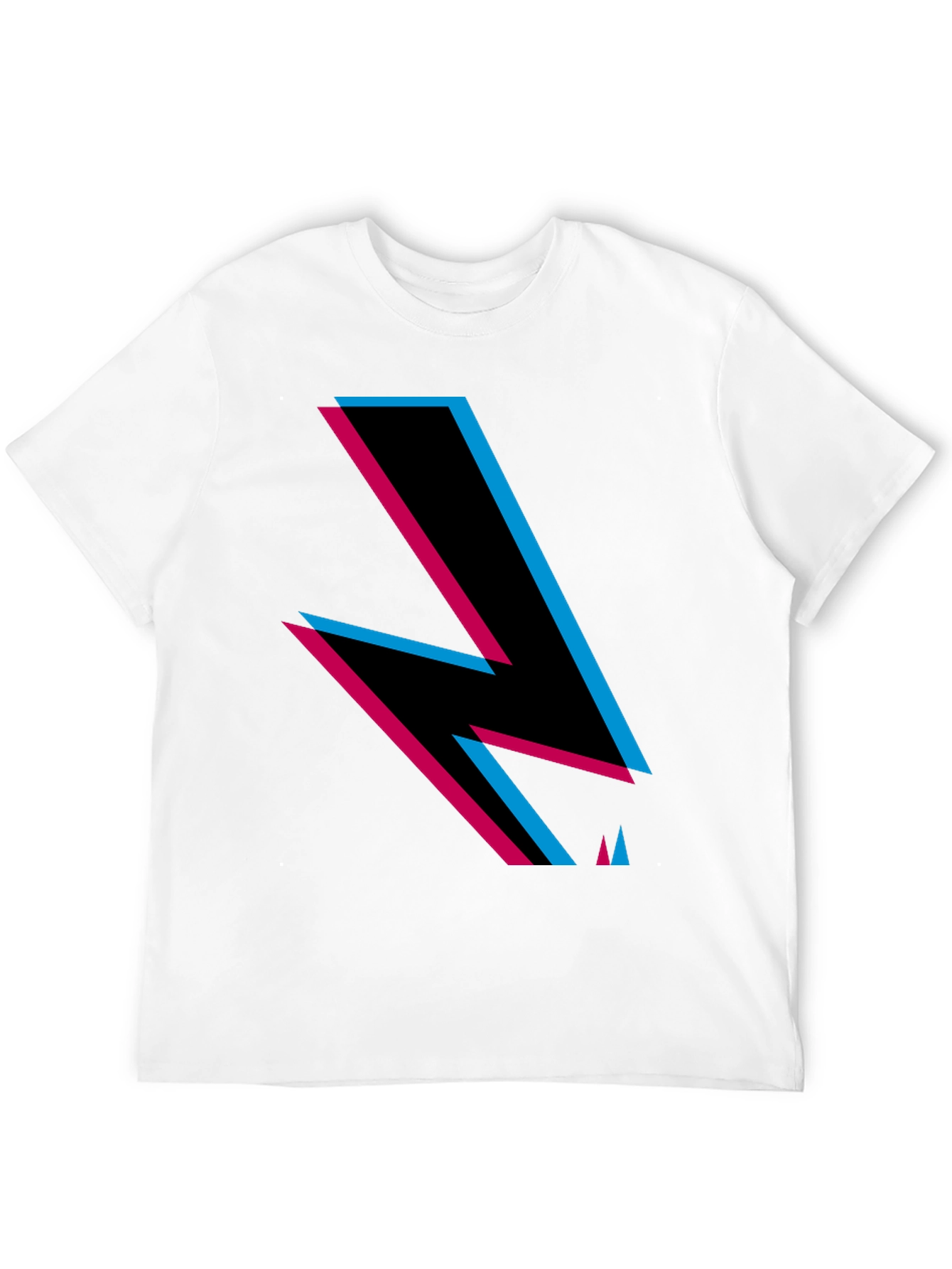 Retro Lightning Bolt Graphic Tee