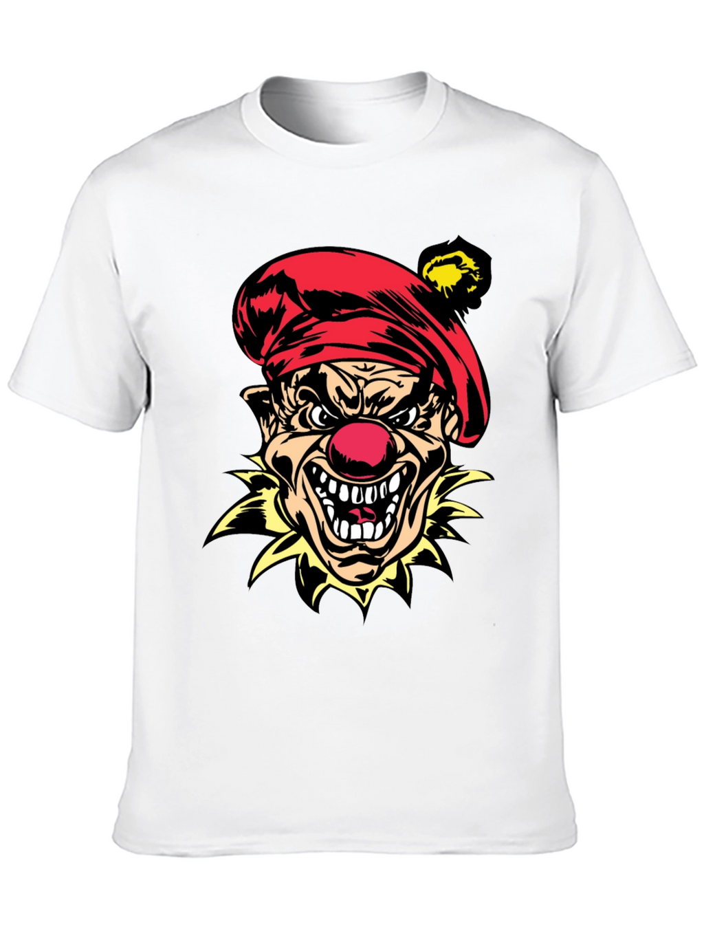 Evil Clown Graphic Tee - Mens Black T-Shirt