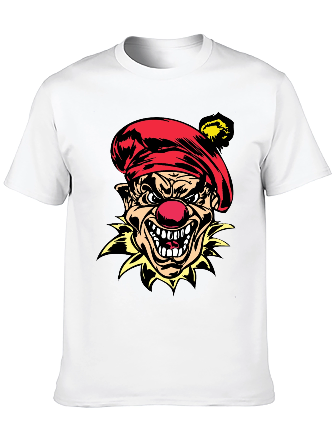 Evil Clown Graphic Tee - Mens Black T-Shirt