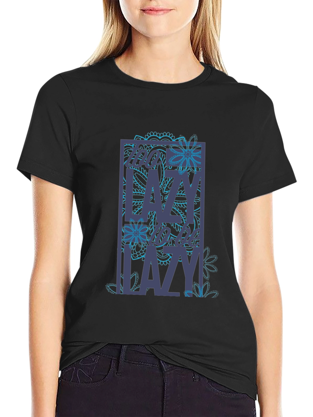 Too Lazy T-Shirt - Novelty Graphic Tee