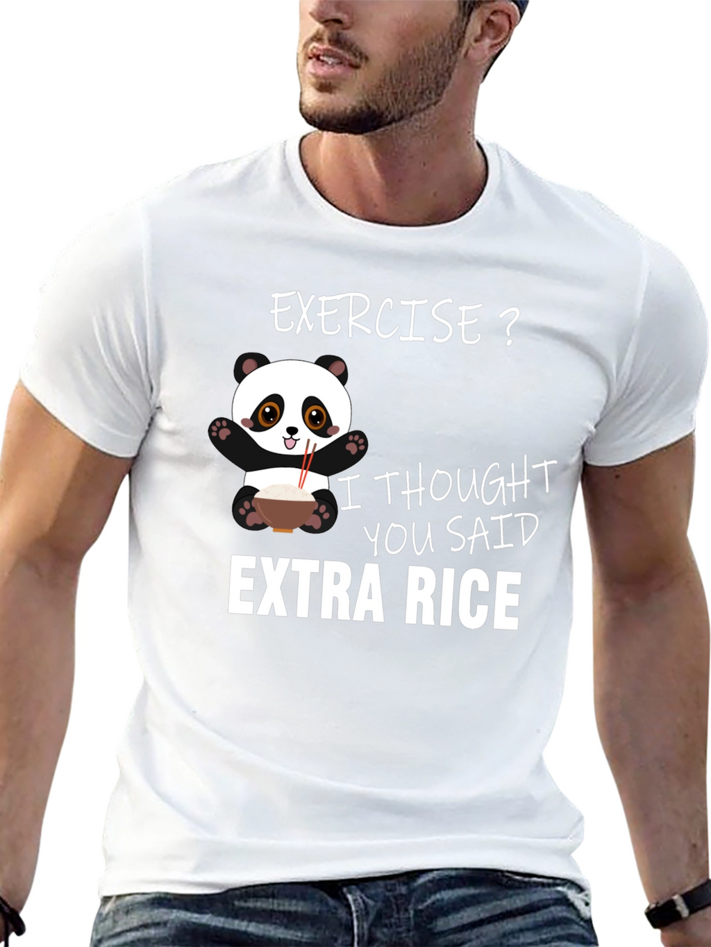Extra Rice Panda T-Shirt