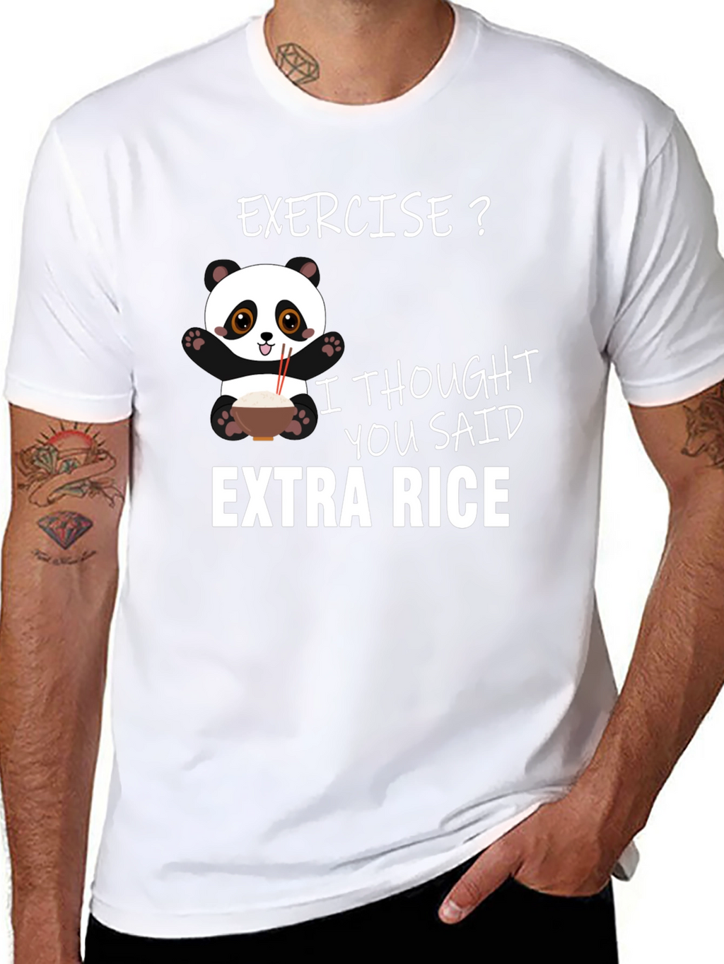 Extra Rice Panda T-Shirt