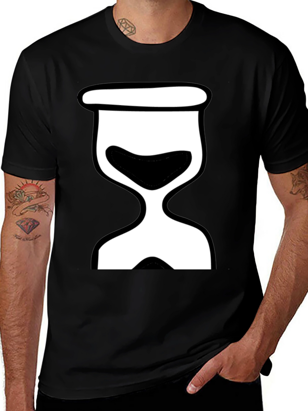 Hourglass Graphic Tee - Timeless Style