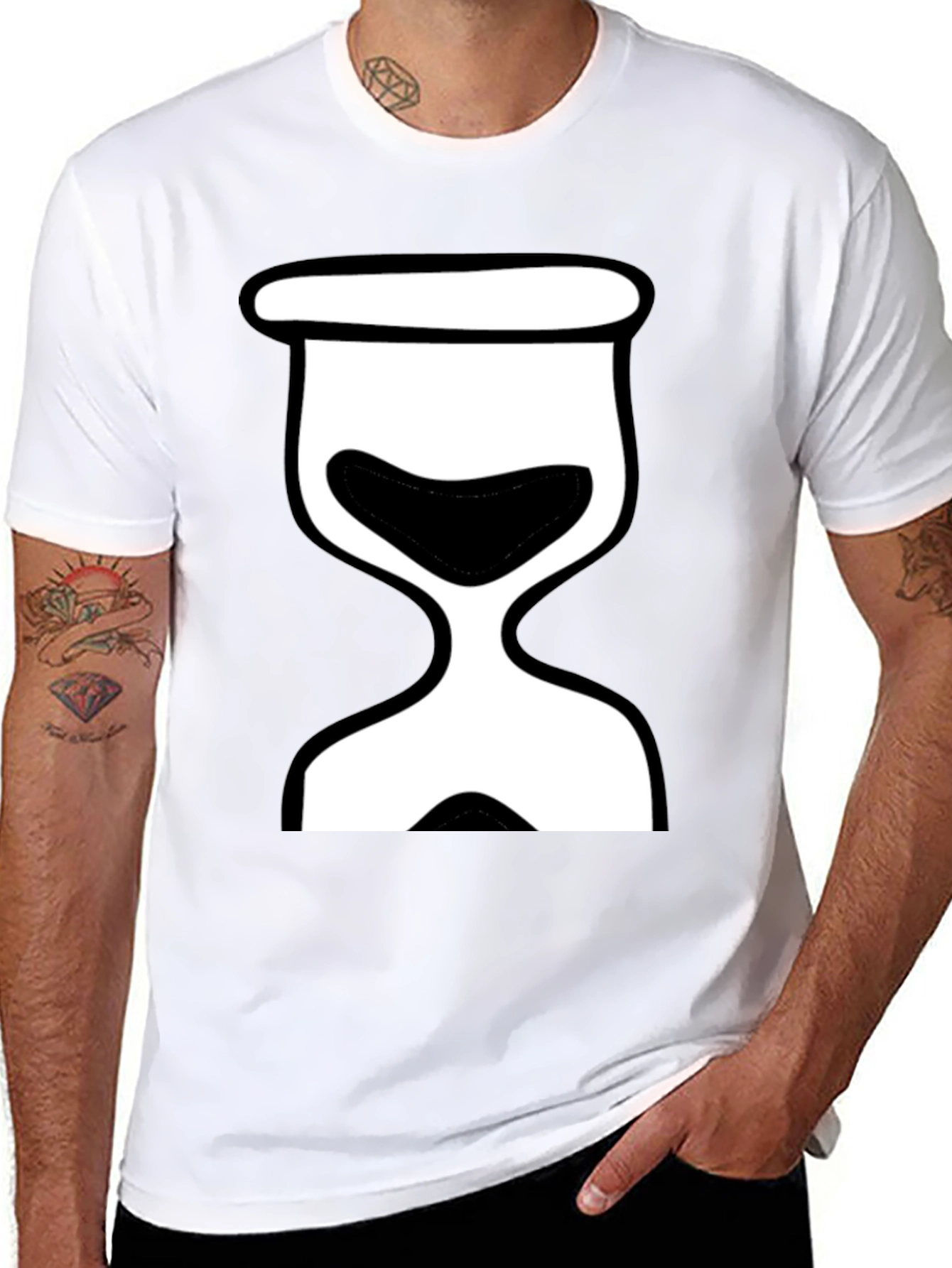 Hourglass Graphic Tee - Timeless Style