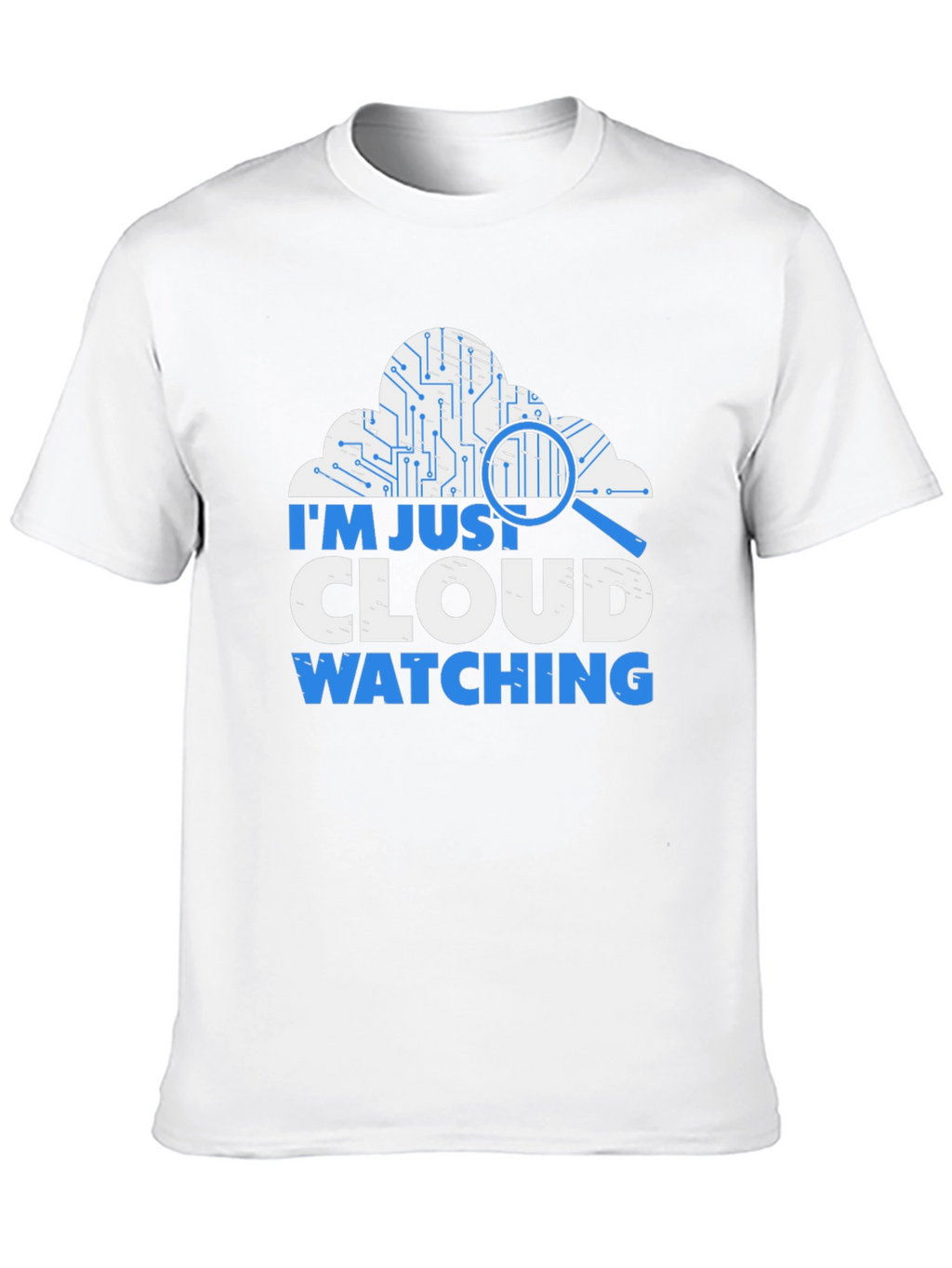 Cloud Watching T-Shirt - Tech Humor Tee
