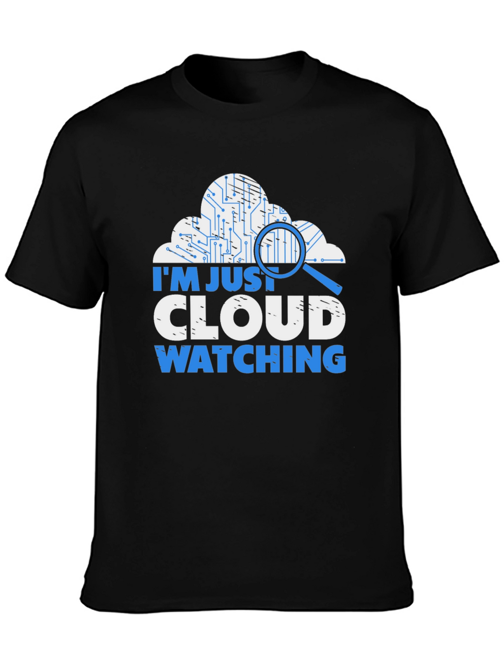Cloud Watching T-Shirt - Tech Humor Tee