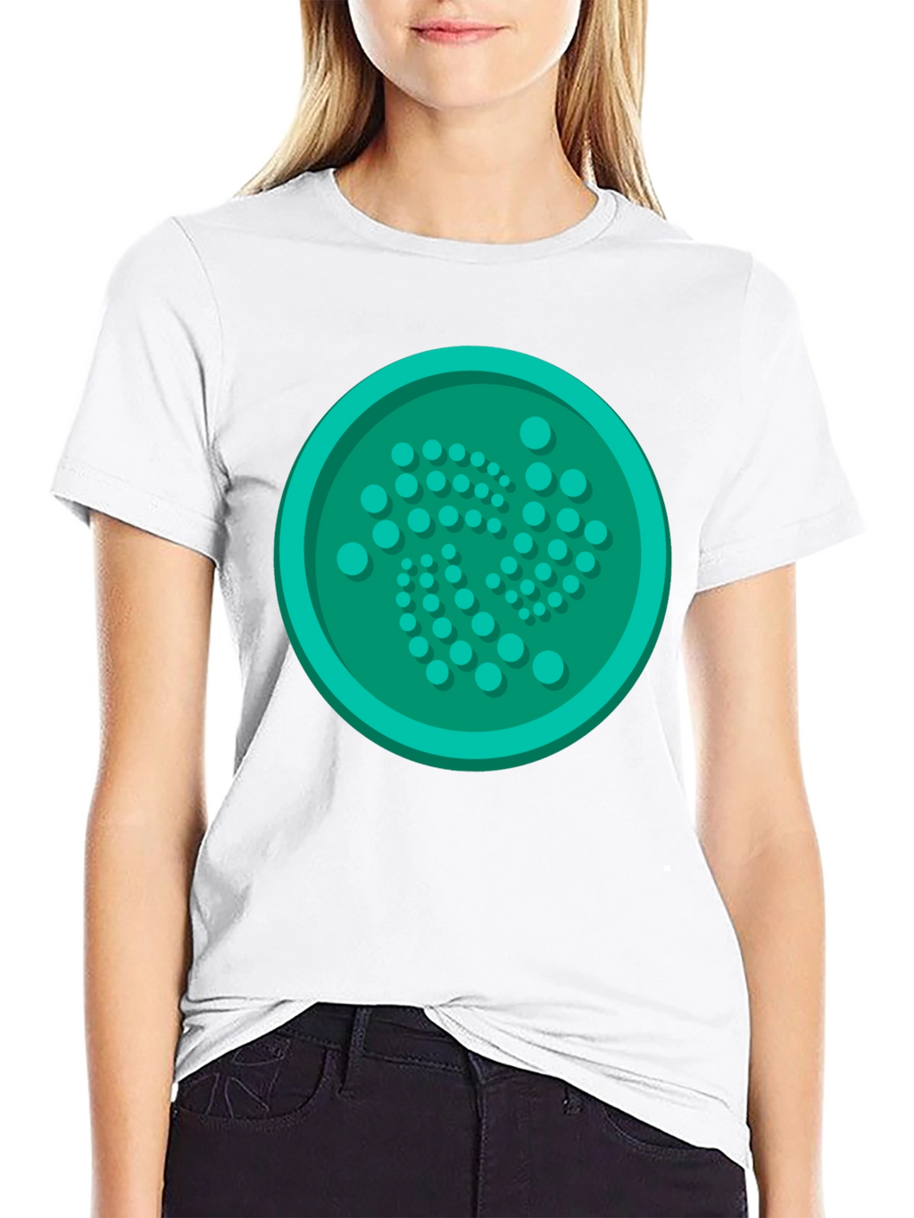 IOTA Cryptocurrency Logo T-Shirt - Black Tee