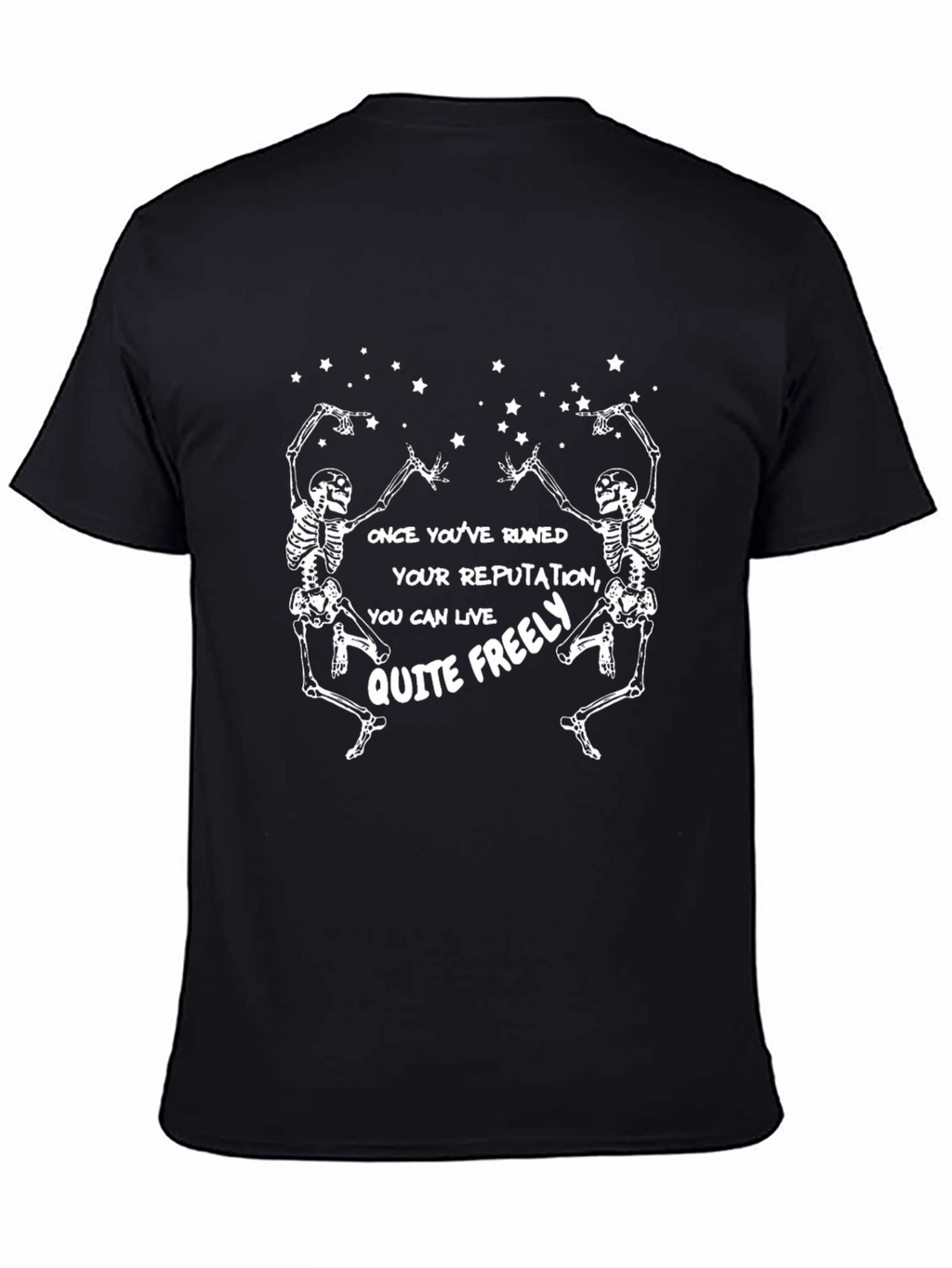 Ruined Reputation Skeleton Graphic T-Shirt