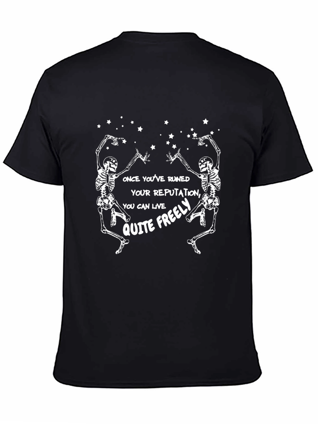 Ruined Reputation Skeleton Graphic T-Shirt