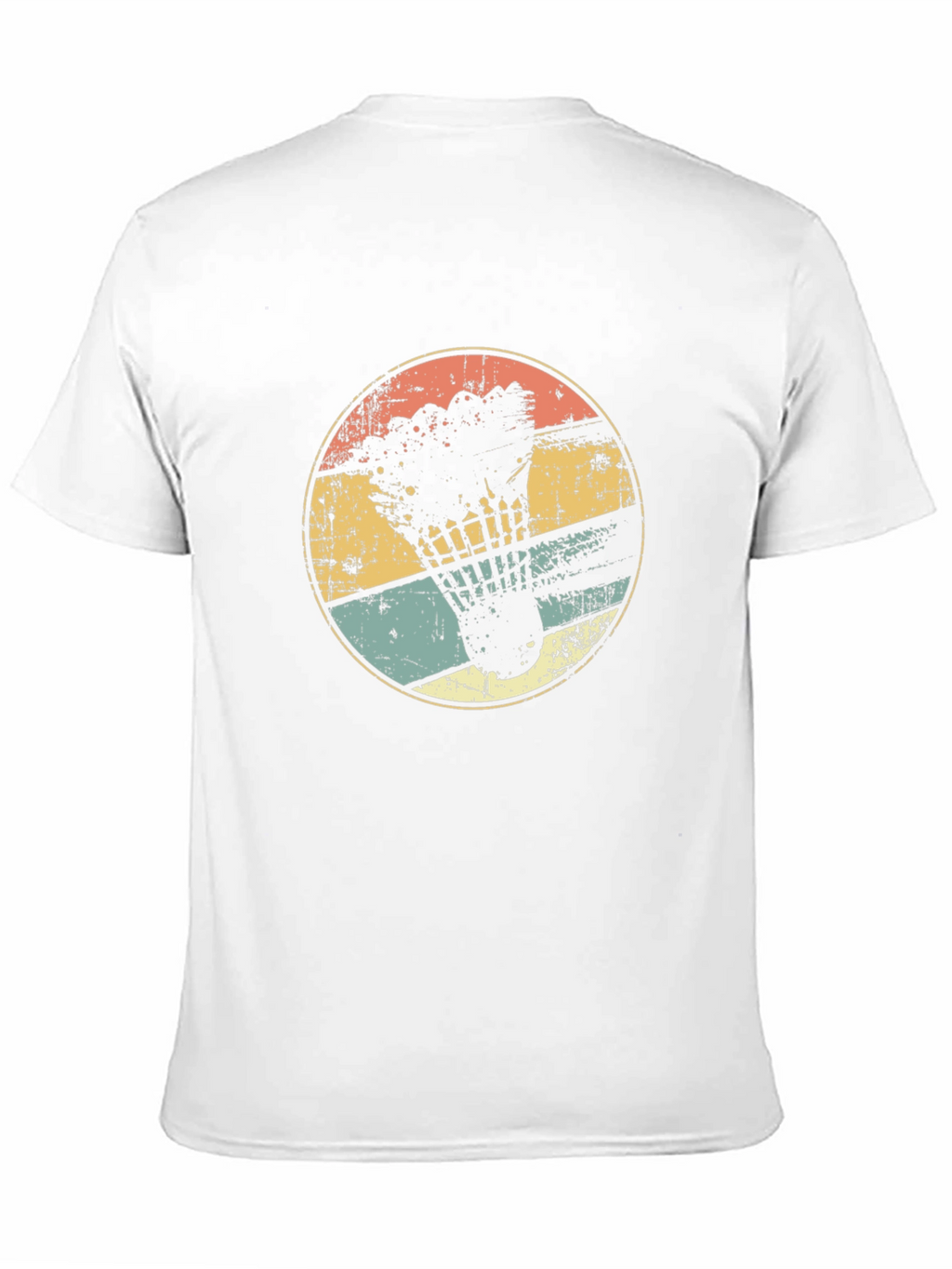 Retro Badminton Shuttlecock Graphic Tee