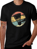Retro Badminton Shuttlecock Graphic Tee