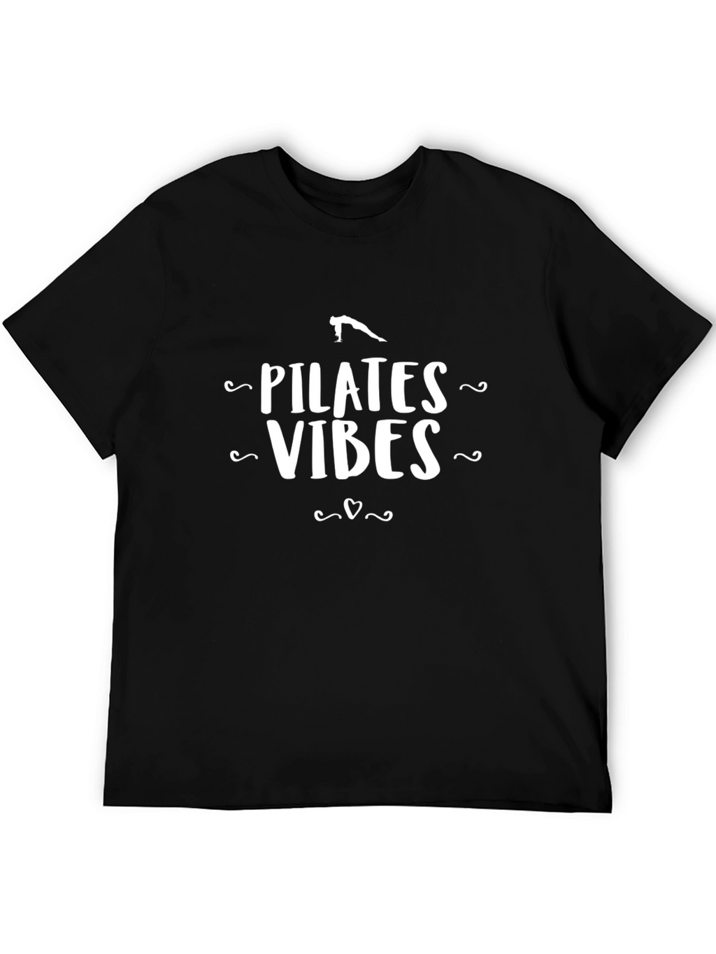 Pilates Vibes Graphic Tee - Black Unisex T-Shirt