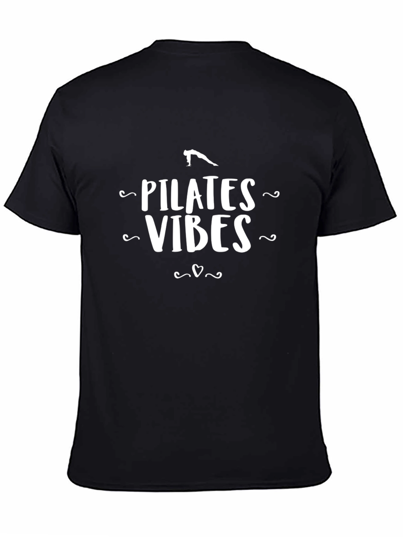 Pilates Vibes Graphic Tee - Black Unisex T-Shirt