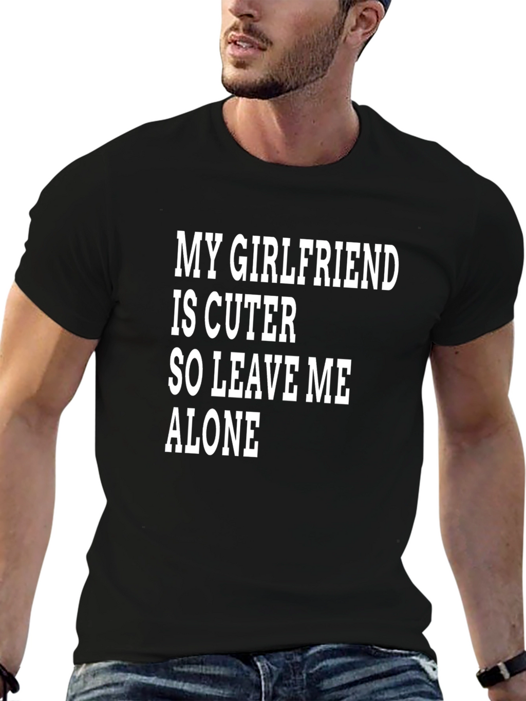 My Girlfriend is Cuter - Funny Graphic Tee