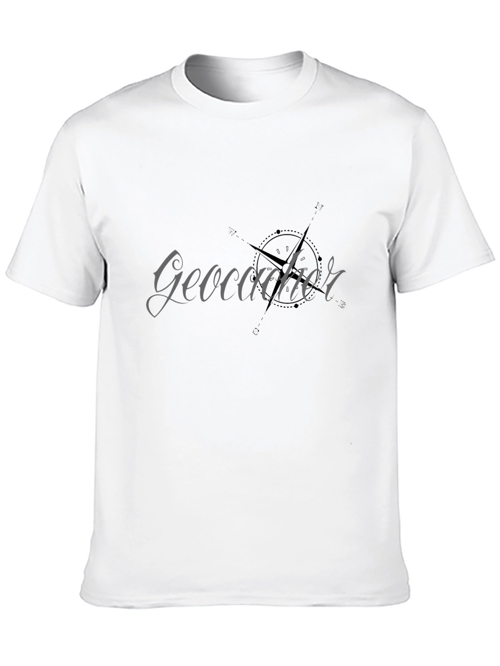 Geocacher Compass Graphic Tee - Black