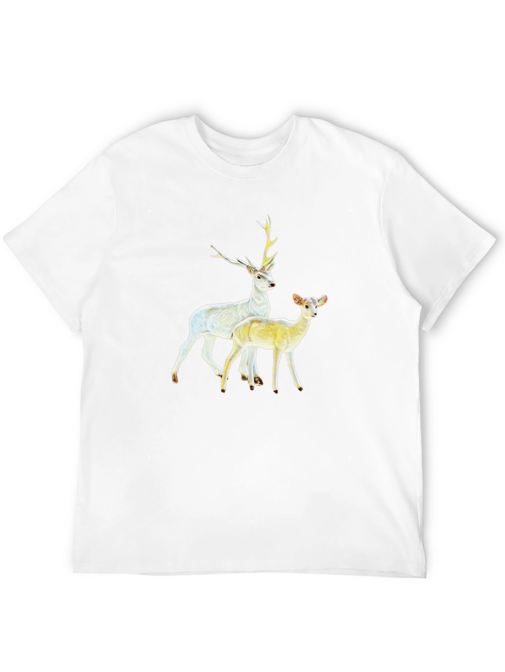 Deer Graphic Black T-Shirt